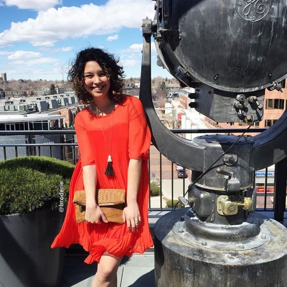 Anthropologie EDIE SWING DRESS new with tag size 4 - Picture 5 of 9